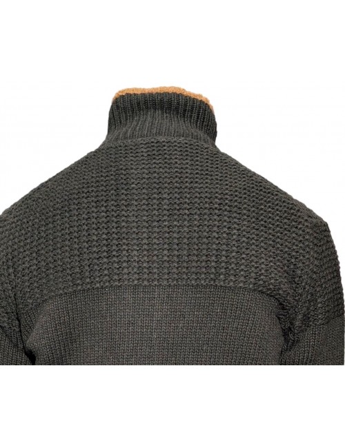 FERRANTE Chaqueta de punto verde acolchada