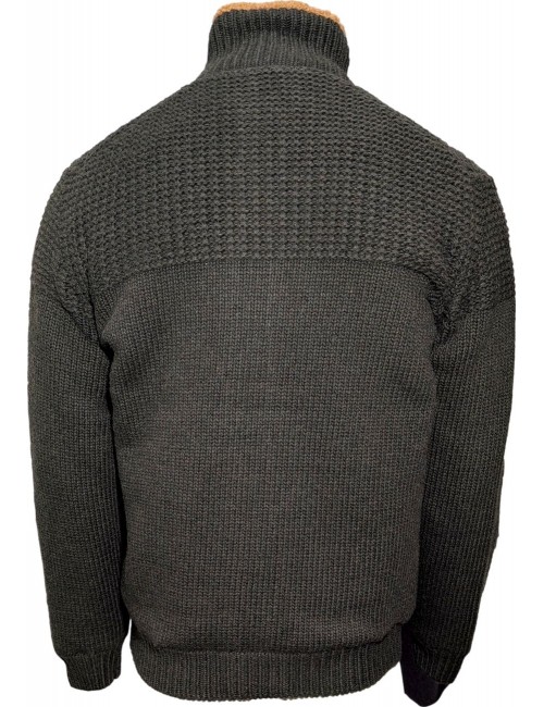 FERRANTE Chaqueta de punto verde acolchada