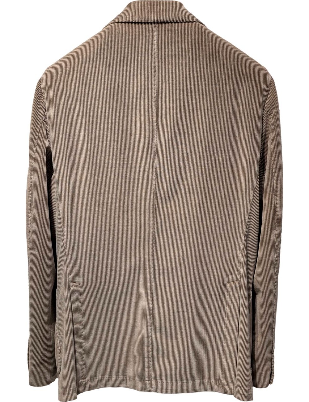 L.B.M. Americana Jack pana beige teñida en prenda de corte regular