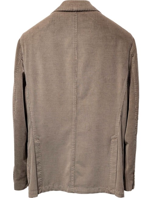 L.B.M. Americana Jack pana beige teñida en prenda de corte regular