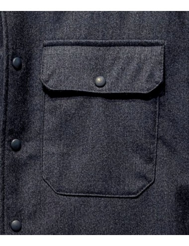 MAZZARELLI Sobrecamisa de lana azul | Almirante Seis Madrid 2