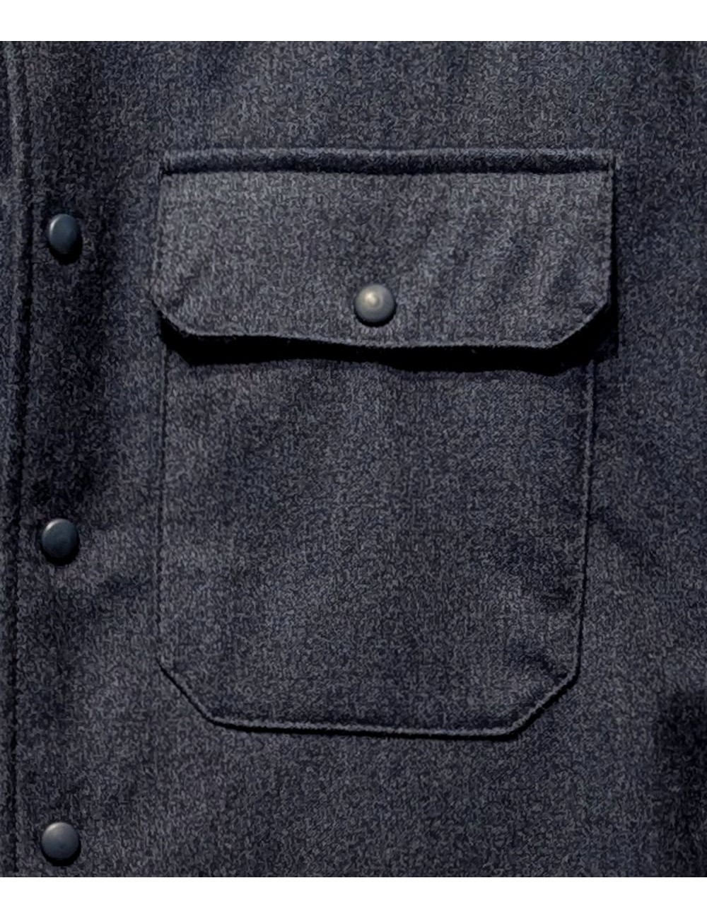 MAZZARELLI Sobrecamisa de lana azul | Almirante Seis Madrid