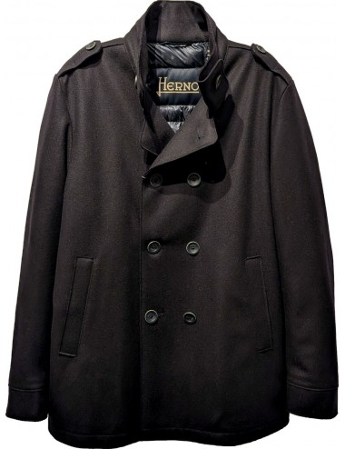 HERNO Peacoat azul marino interior acolchado