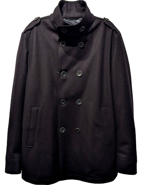 HERNO Peacoat azul marino interior acolchado