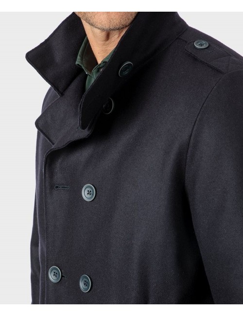 HERNO Peacoat azul marino interior acolchado
