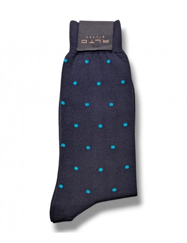 Alto Milano calcetín Bill azul topos | Ego Madrid