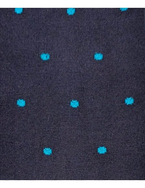 Alto Milano calcetín Bill azul topos | Ego Madrid