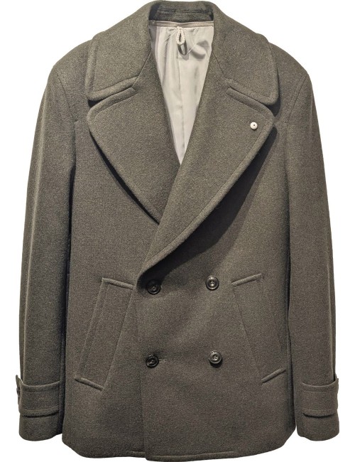 Chaqueton verde cruzado de l.b.m.