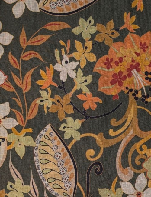 Arcuri Foulard Cric estampado floral verde | Almirante Seis Madrid