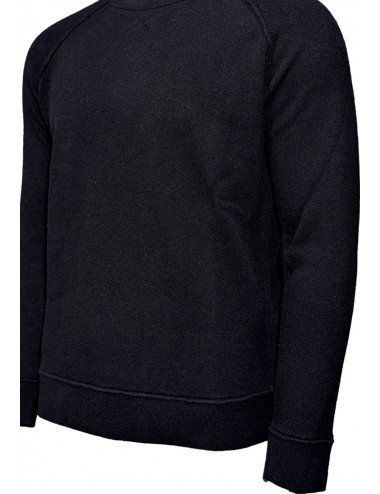 MASQ Sudadera de punto en cuello redondo color negro | Ego Madrid 2