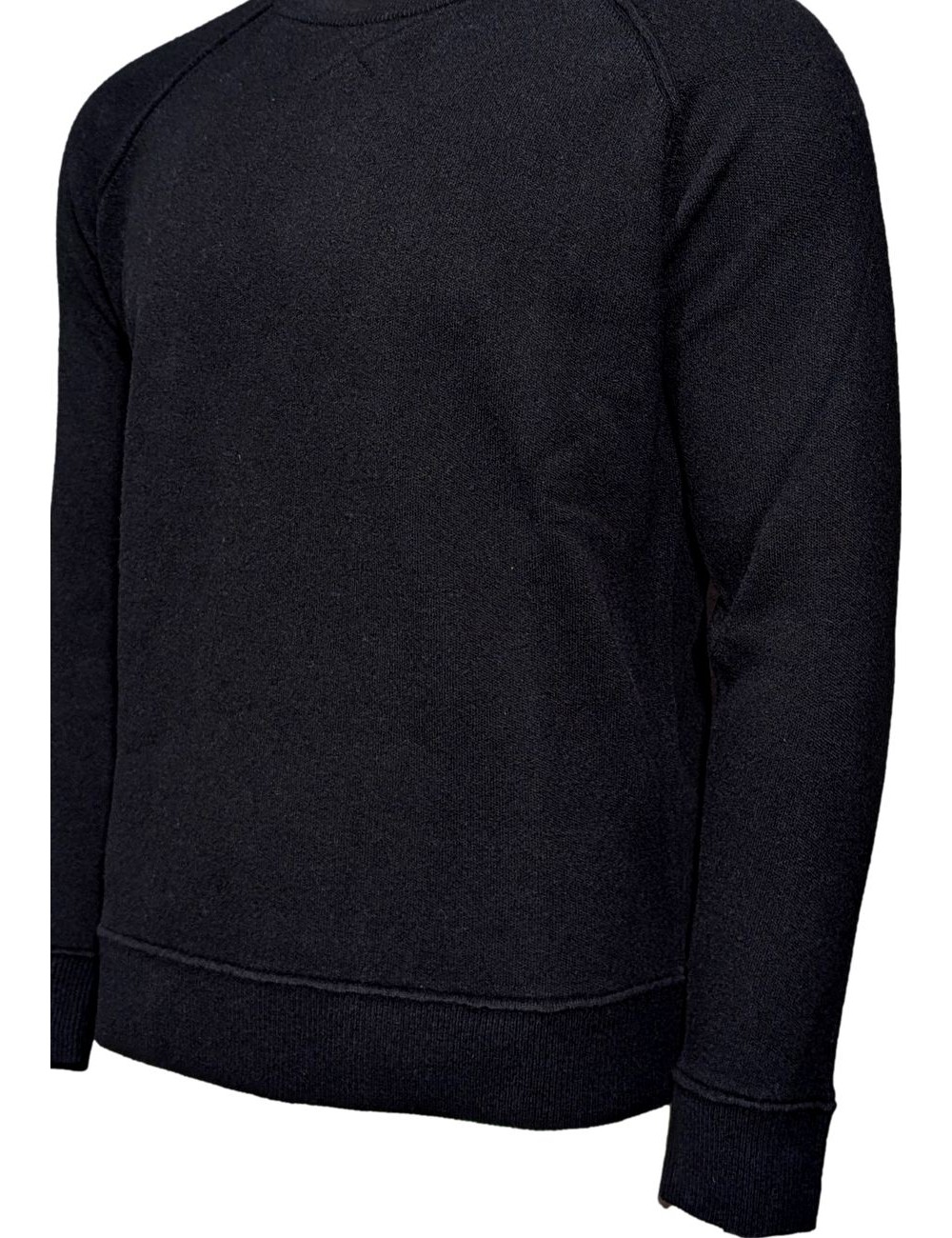 MASQ Sudadera de punto en cuello redondo color negro | Ego Madrid