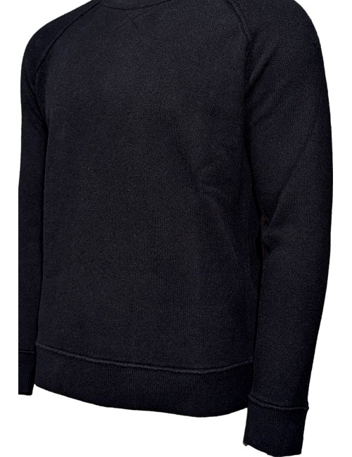MASQ Sudadera de punto en cuello redondo color negro | Ego Madrid