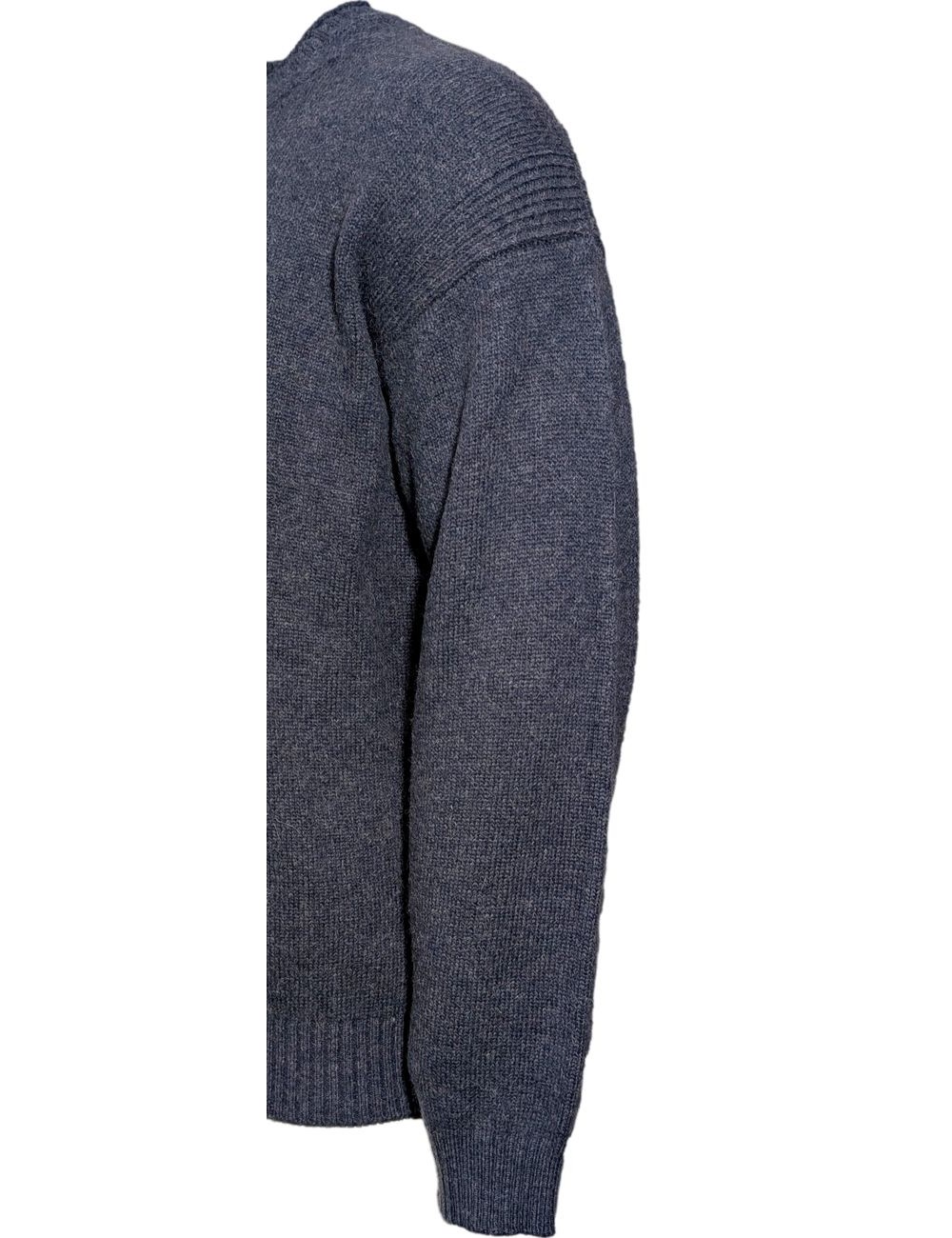 MASQ Jersey azul oversize cuello redondo azul tormenta