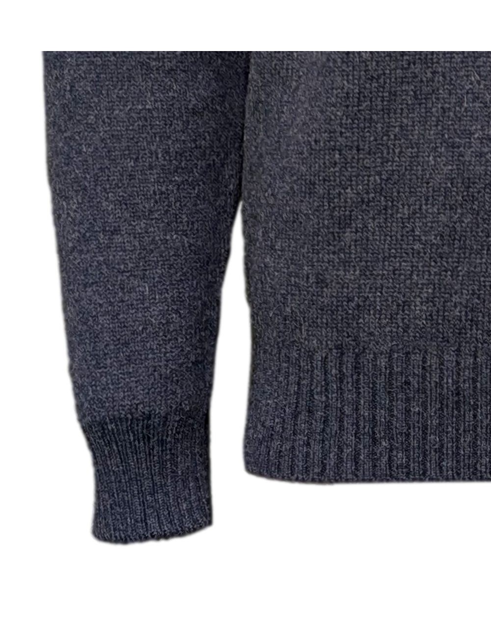 MASQ Jersey azul oversize cuello redondo azul tormenta