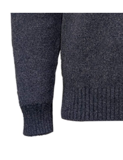 MASQ Jersey azul oversize cuello redondo azul tormenta