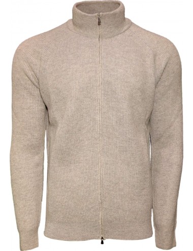 MASQ Cardigan de canalé beige  | Almirante Seis Madrid