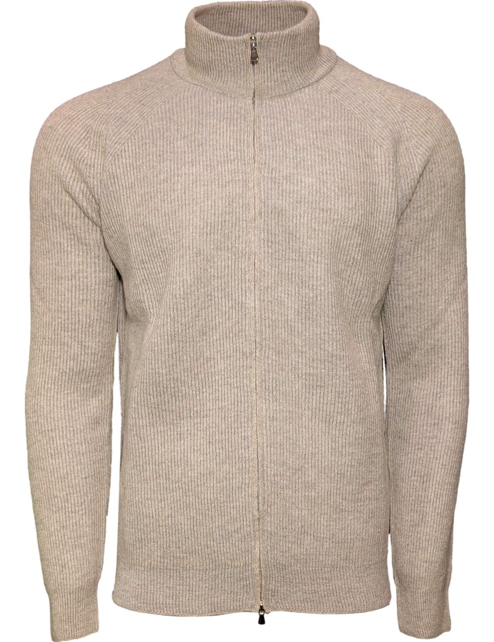 MASQ Cardigan de canalé beige  | Almirante Seis Madrid