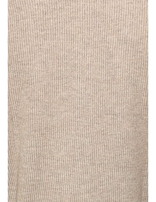 MASQ Cardigan de canalé beige  | Almirante Seis Madrid