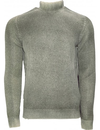 AROVESCIO jersey cuello alto reversible verde | Ego Madrid