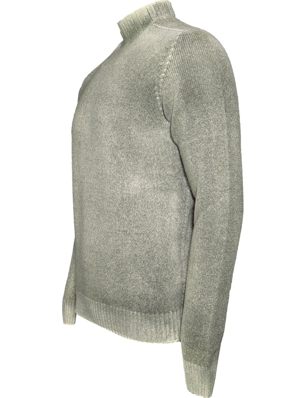 AROVESCIO jersey cuello alto reversible verde | Ego Madrid