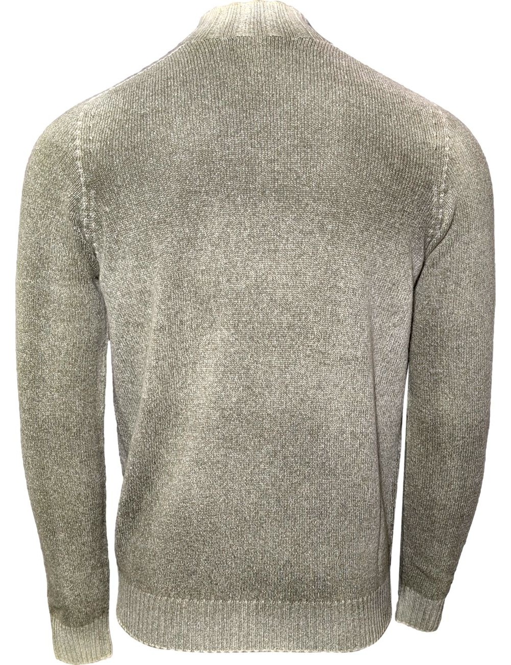 AROVESCIO jersey cuello alto reversible verde | Ego Madrid