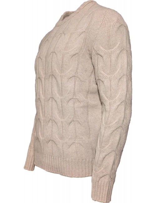 AROVESCIO jersey Beige cuello redondo de ochos