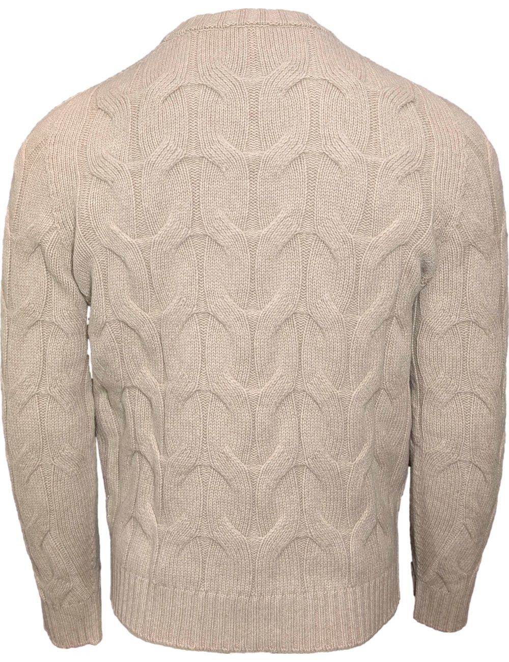 AROVESCIO jersey Beige cuello redondo de ochos
