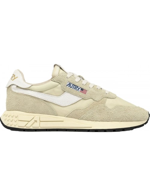 Autry zapatillas bajas Reelwind en nailon y ante verde claro nc10