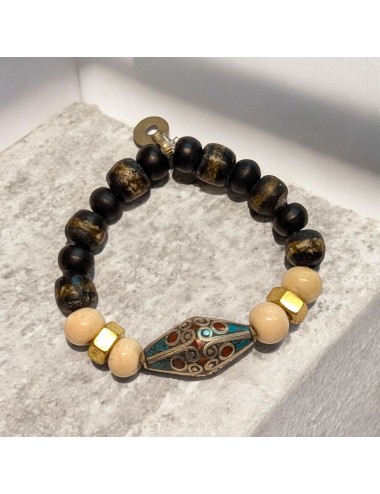 Pulsera artesanal de hombre original modelo Afgano