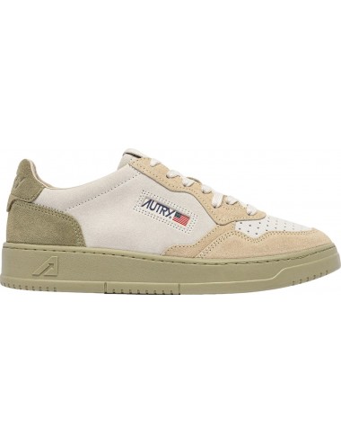 ZAPATILLAS MEDALIST LOW TRICOLOR EN ANTE BLANCO ARENA Y GRAY GREEN