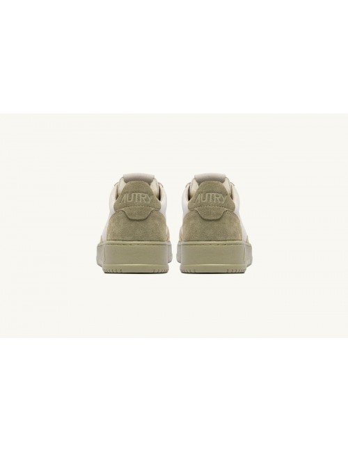ZAPATILLAS MEDALIST LOW TRICOLOR EN ANTE BLANCO ARENA Y GRAY GREEN