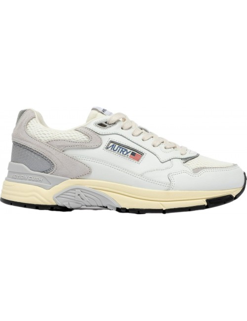 AUTRY zapatillas Hyperway en malla de nailon blanca  gris | Ego Madrid