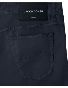 Jacob Cohën Bard vaquero en gabardina de algodón elástico marino 2