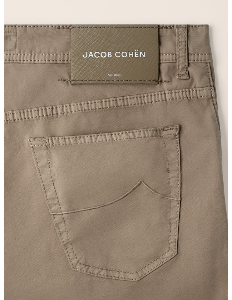 Jacob Cohën gabardina algodón gris medio | Almirante Seis tienda