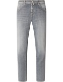 Jacob Cohën Jeans Bard gris lavado claro pespuntes crema