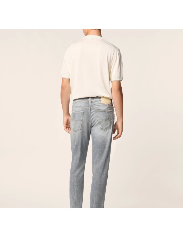 Jacob Cohën Jeans Bard gris con lavado claro
