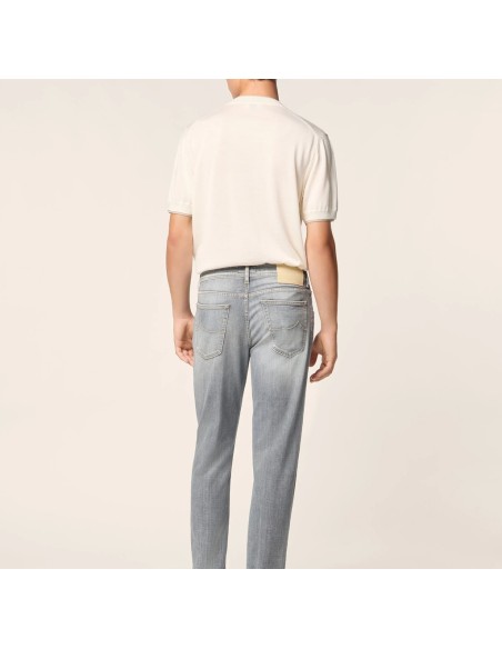 Jacob Cohën Jeans Bard gris con lavado claro