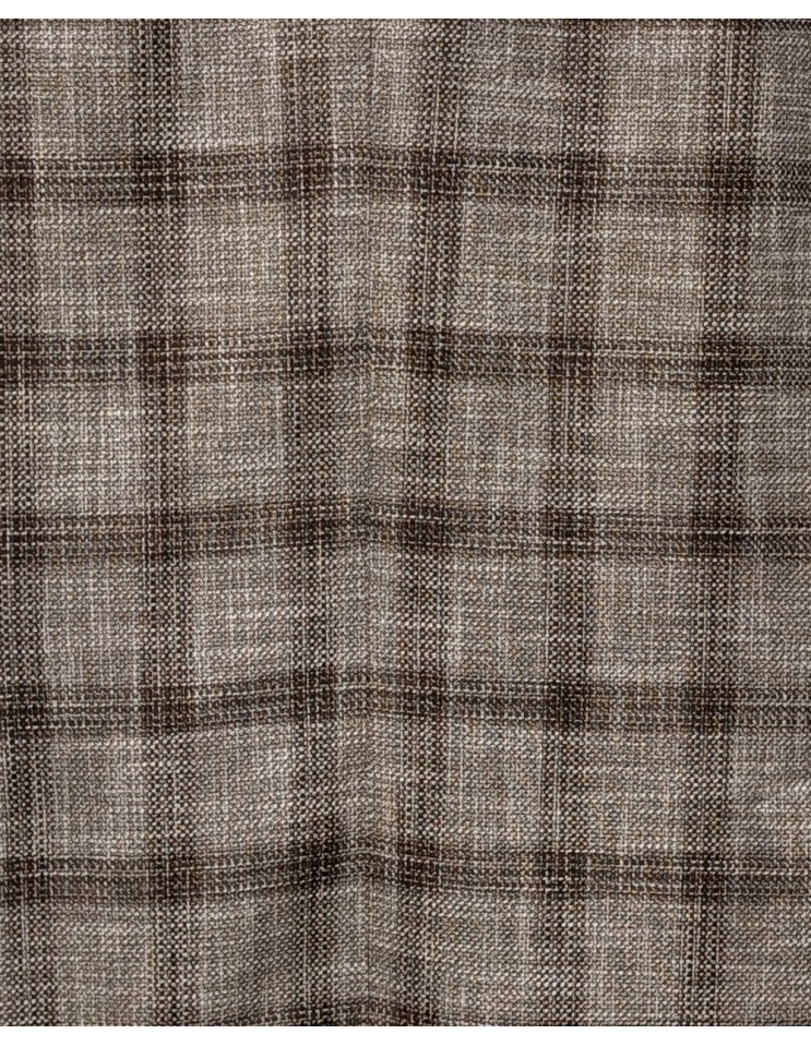 Americana L.B.M. 1911 de cuadros marrones