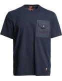 PARAJUMPERS Camiseta Malham de manga corta azul ink