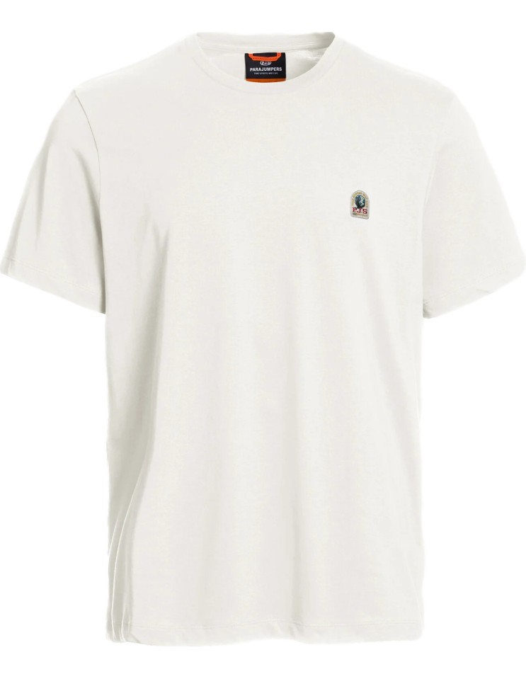 PARAJUMPERS Camiseta patch tee blanco | Ego Madrid tienda oficial