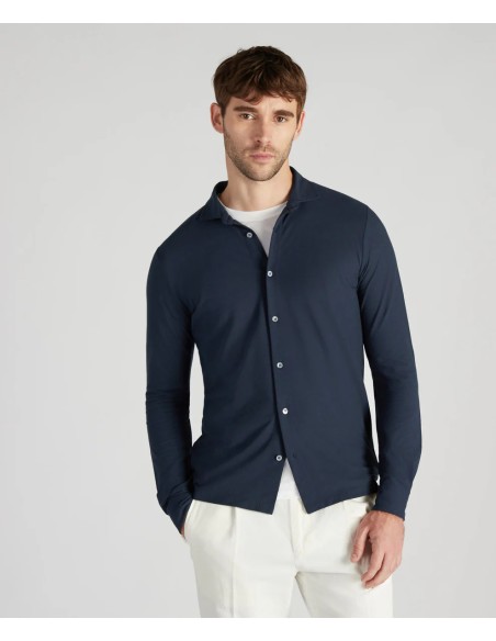 ZANONE camisa IceCotton azul