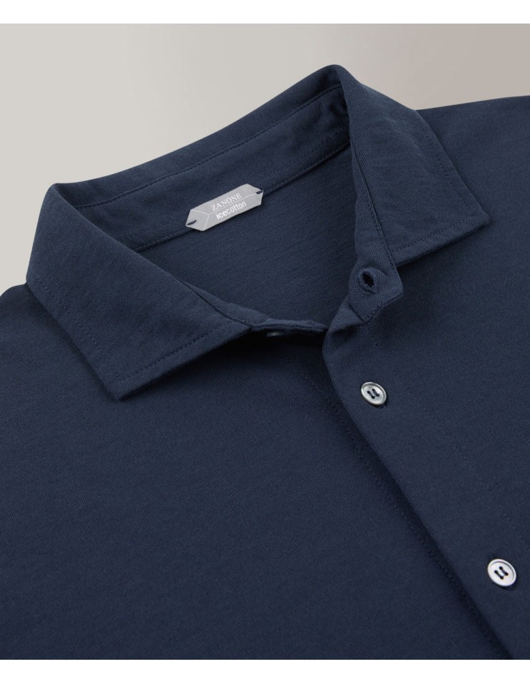 ZANONE camisa IceCotton azul