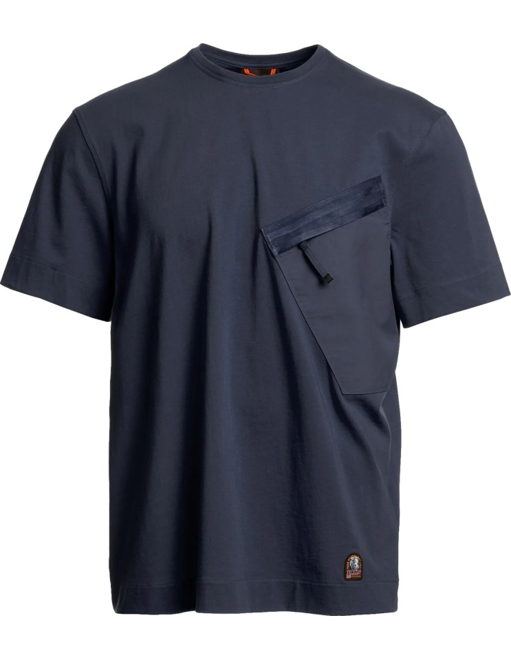 PARAJUMPERS Camiseta Baildon manga corta azul