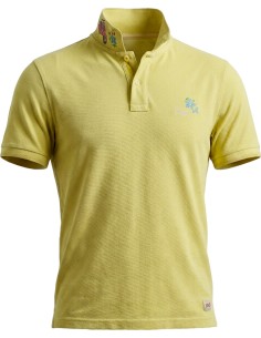 Polo manga corta verde kiwi pintado de Bob | tienda Ego Madrid