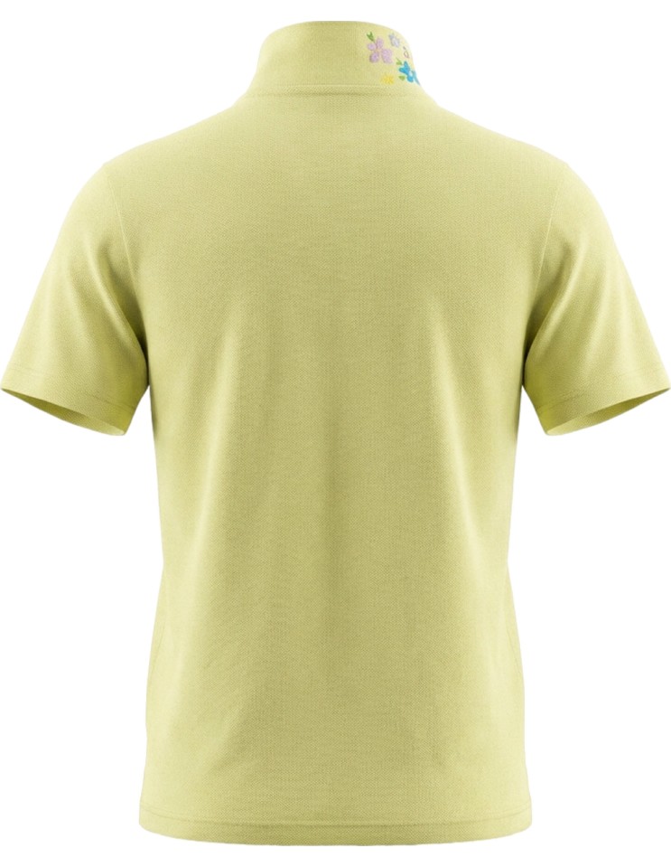 Polo manga corta verde kiwi pintado de Bob | tienda Ego Madrid