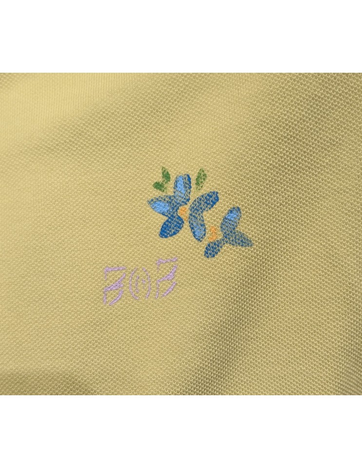 Polo manga corta verde kiwi pintado de Bob | tienda Ego Madrid