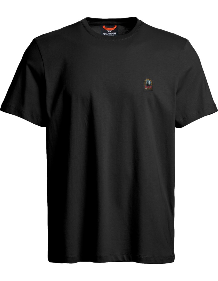 PARAJUMPERS Camiseta patch tee negro