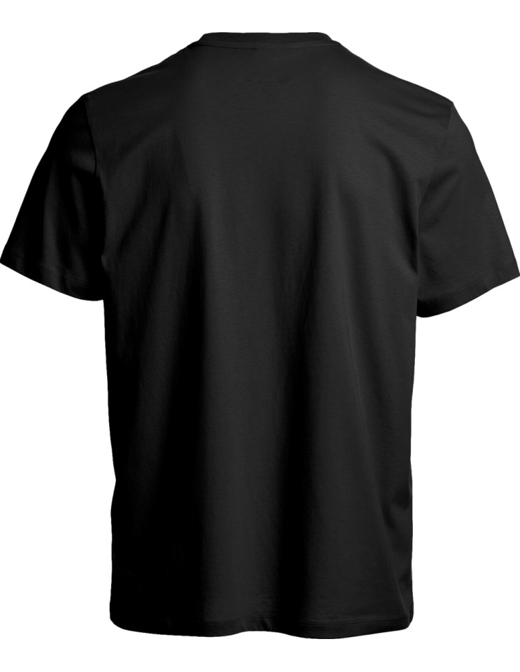 PARAJUMPERS Camiseta patch tee negro | Ego Madrid tienda oficial