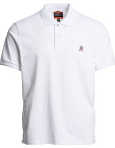 PARAJUMPERS Polo Wellington manga corta blanco