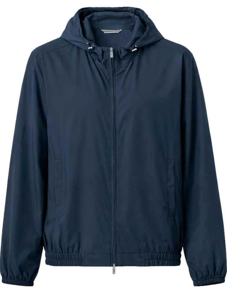 FEDELI Zoom Airstop Hooded Jacket Azul | Almirante Seis tienda oficial